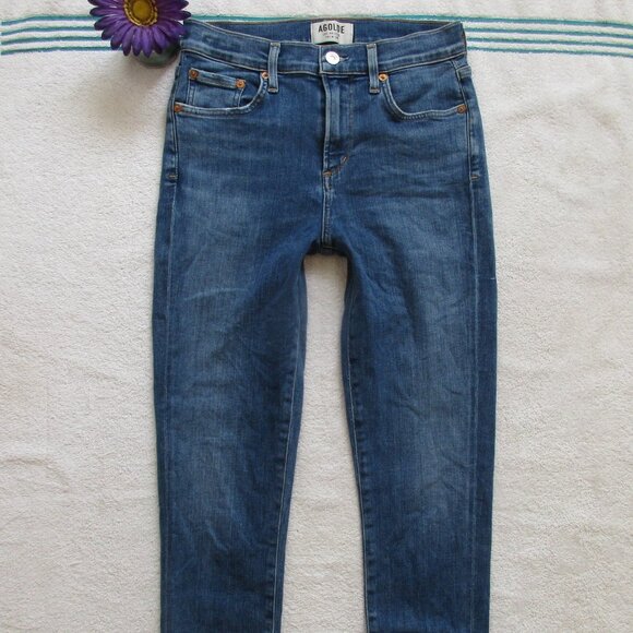 AGOLDE Jeans Size 26 Sophie Crop Skinny Denim - Picture 4 of 12